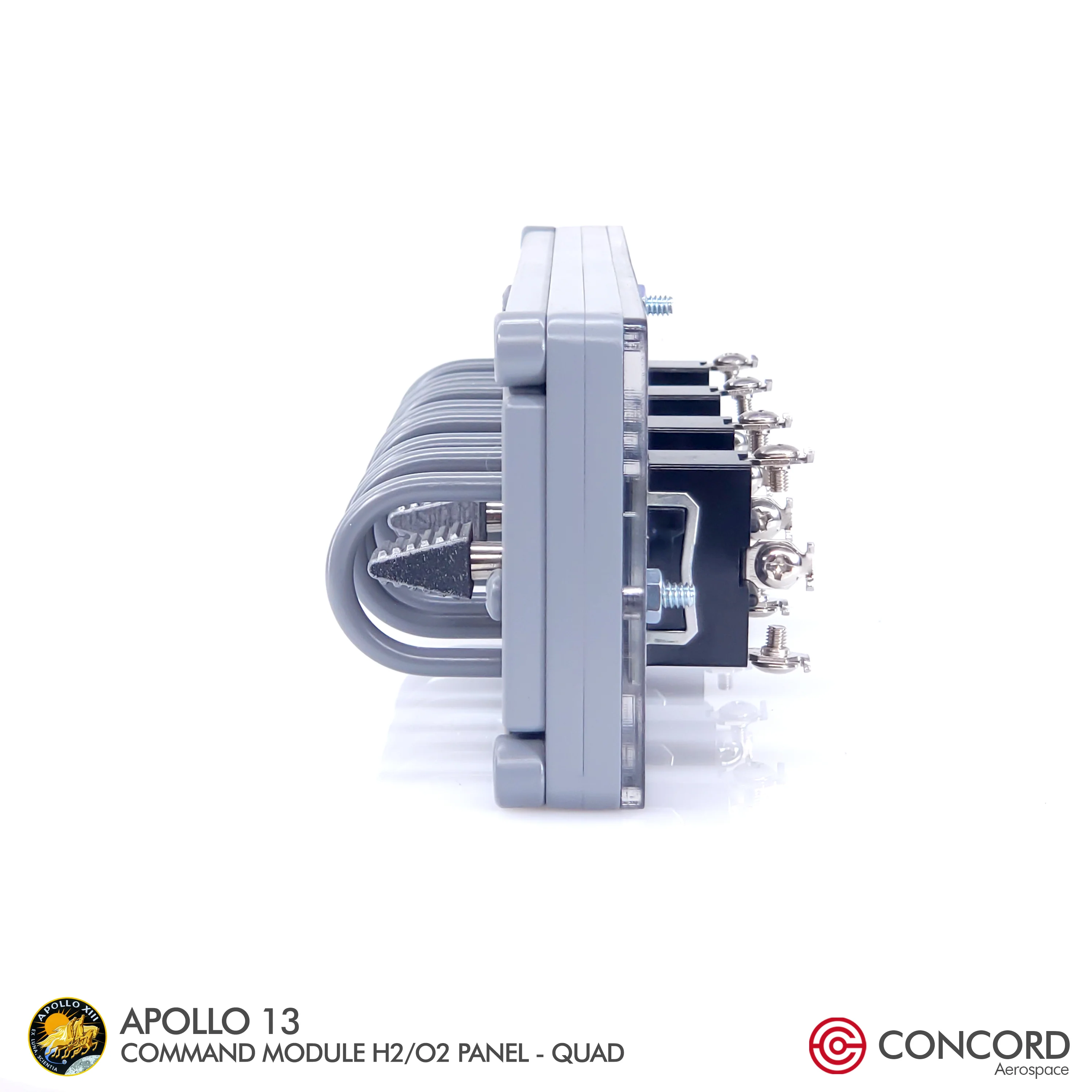 APOLLO13 COMMAND MODULE  H2/O2 FANS QUAD SWITCH PANEL - Image 4