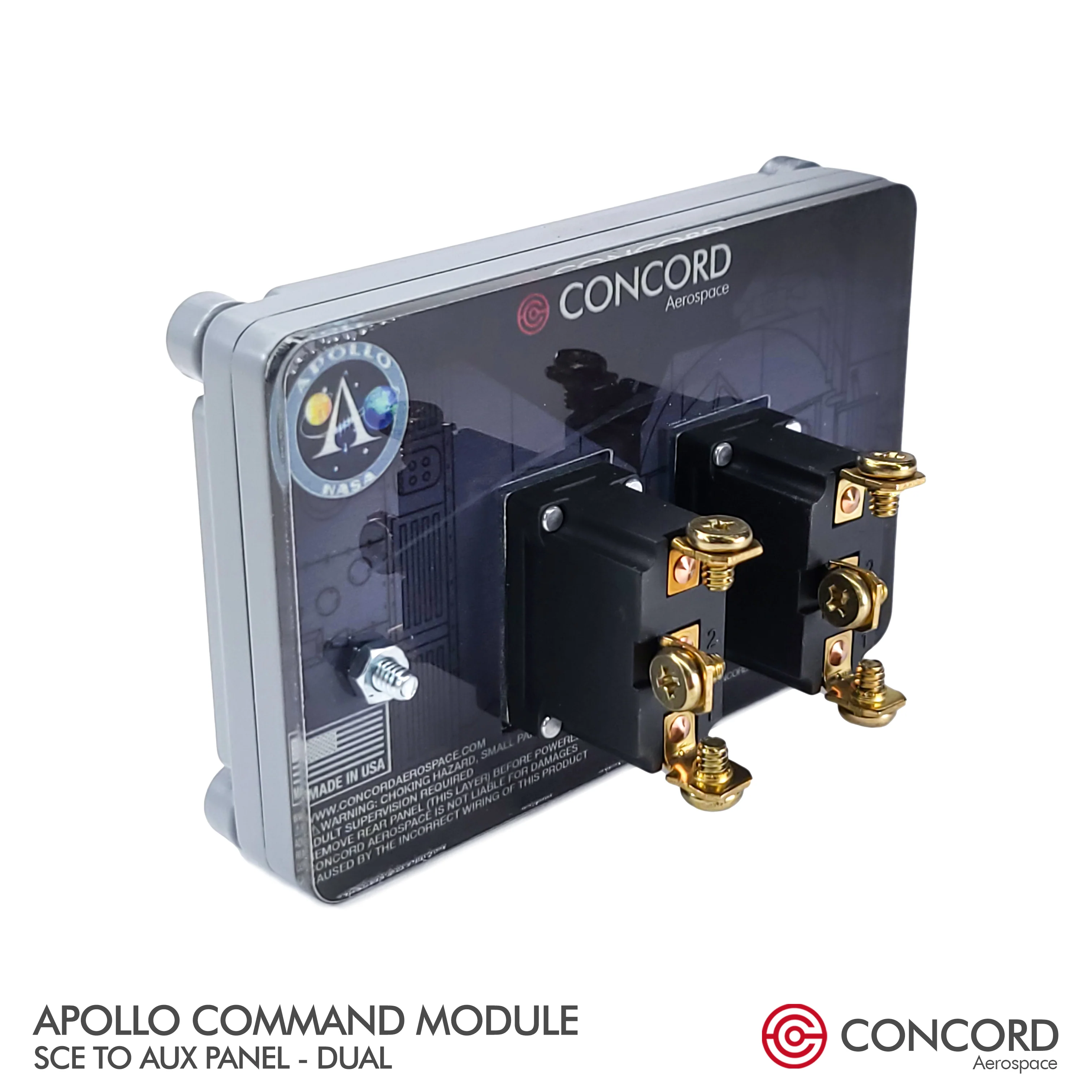APOLLO COMMAND MODULE DUAL SWITCH PANEL - SCE to AUX - Image 9