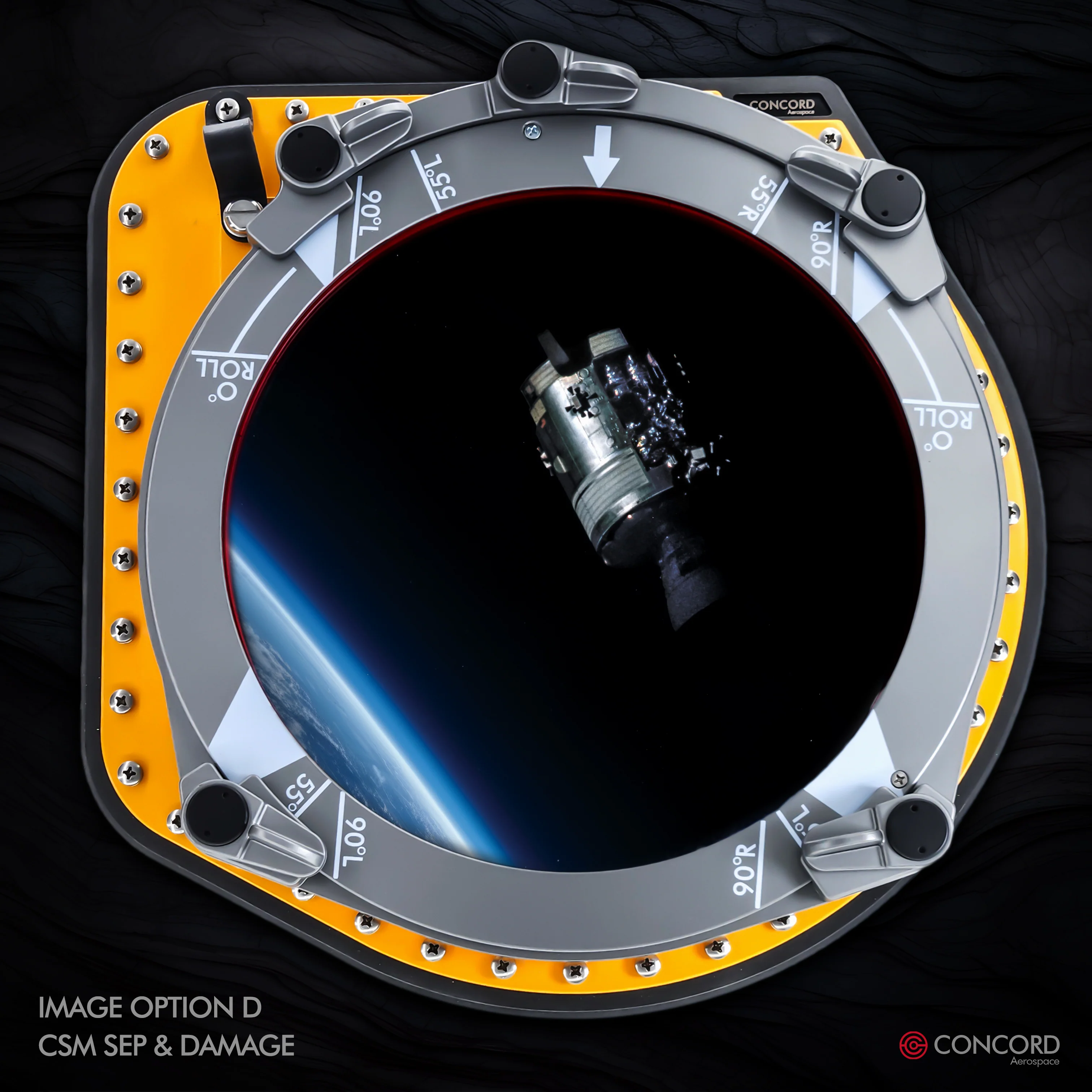 APOLLO 13 COMMAND MODULE ODYSSEY HATCH WINDOW | Concord Aerospace