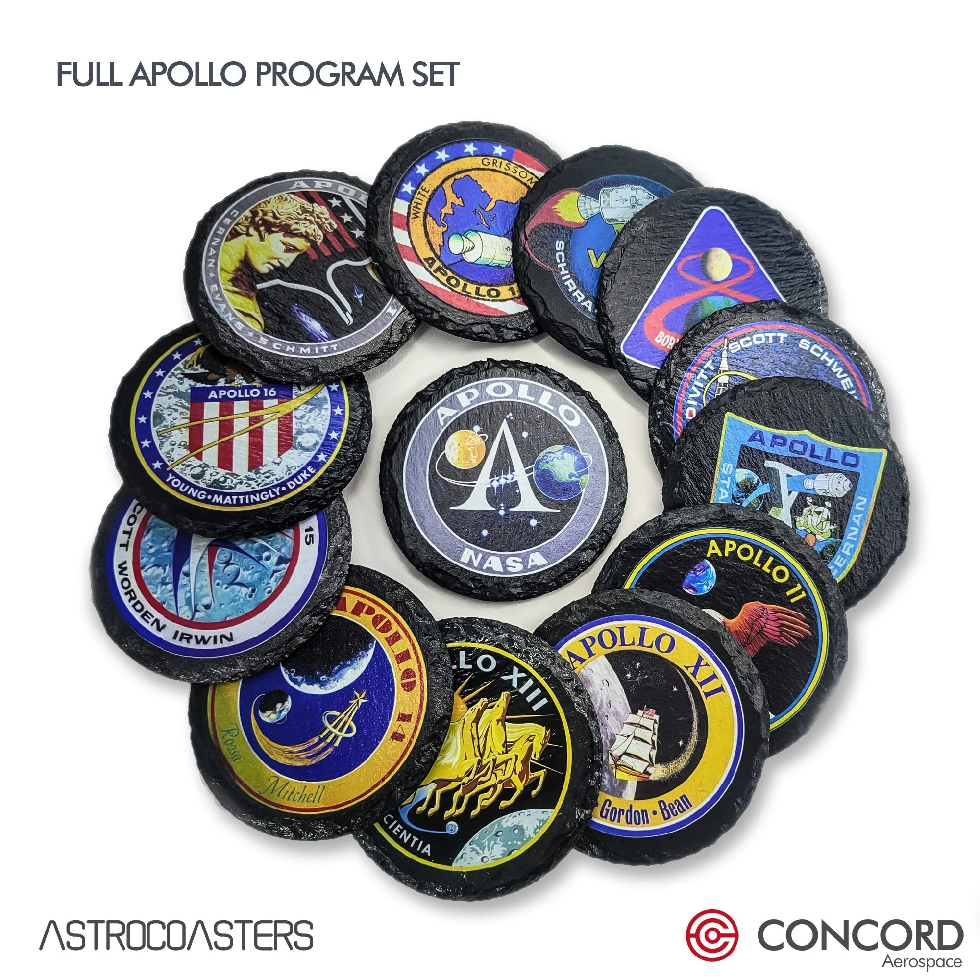 SKYLAB I - SLATE COASTER - Image 7